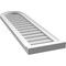 Ekena Millwork Round Top Surface Mount PVC Gable Vent w/ 2"W x 2"P Brickmould Sill Frame, 12"W x 42"H GVPRT12X4203SN - alternate 5